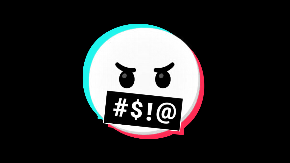 Emoji enojado de TikTok.