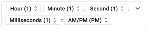 Formato de hora personalizado con dos puntos