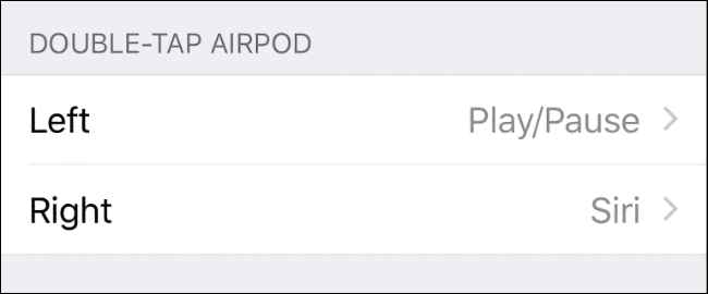 Acciones de doble toque para AirPods en iPhone