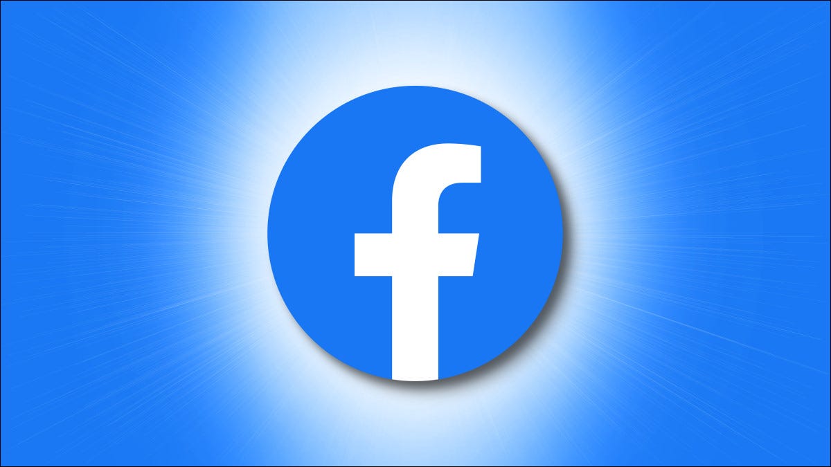 El logo de Facebook "f" sobre un fondo azul.
