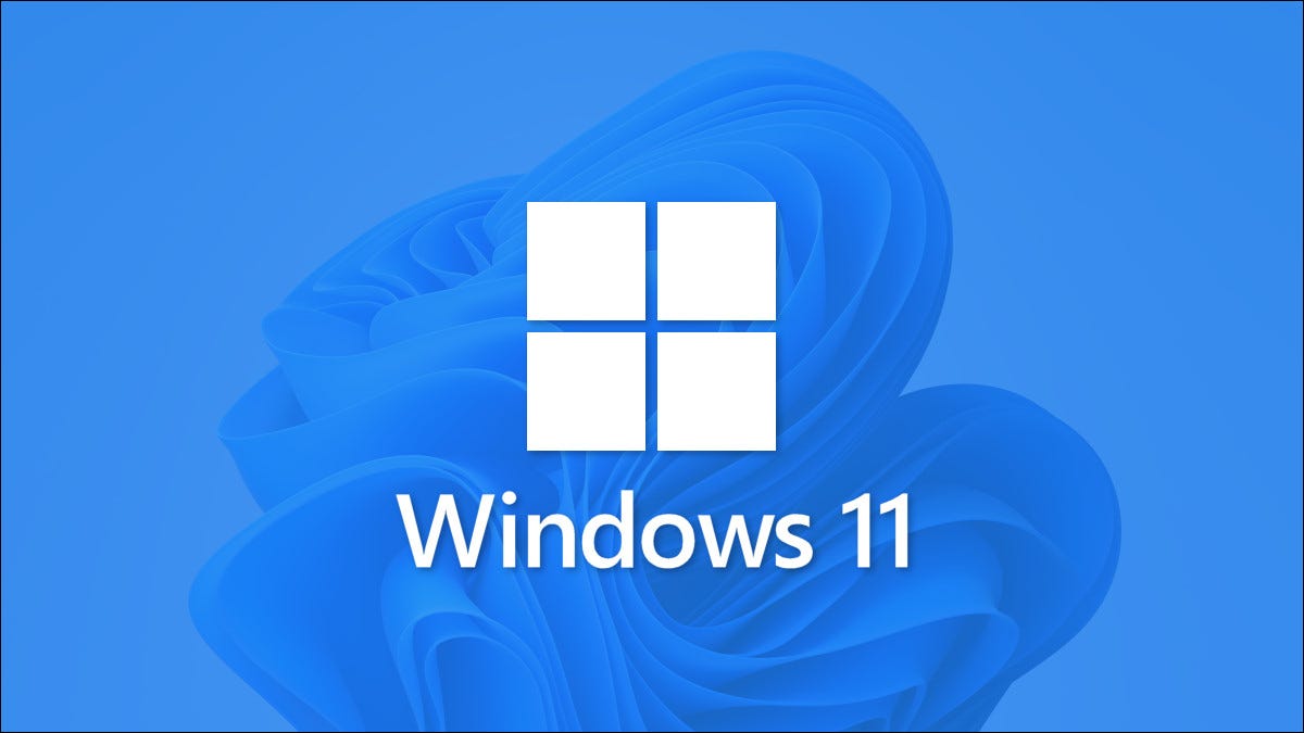 Logotipo de Windows 11 con fondo de pantalla