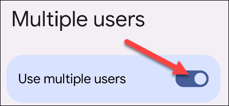 Active "Usar varios usuarios".