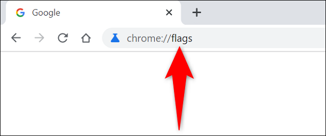 Accede a las banderas de Chrome en el escritorio.
