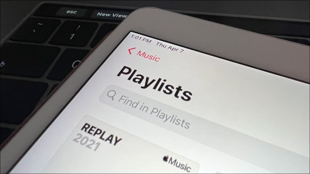 Listas de reproducción en Apple Music en iPad