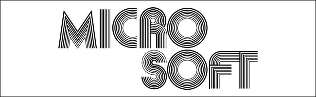 Logotipo de Microsoft de 1975 a 1980
