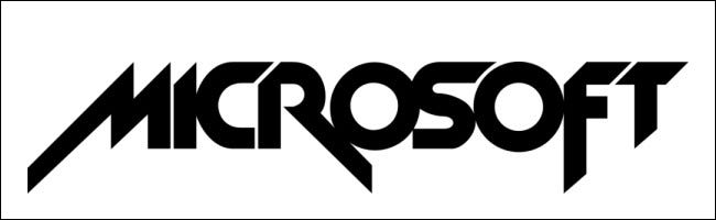 Logotipo de Microsoft de 1980 a 1982