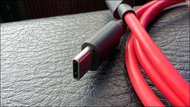 Cable USB-C con capacidad de carga rápida